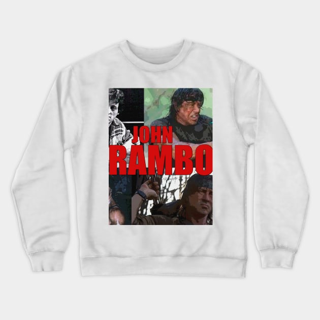 John Rambo Crewneck Sweatshirt by PjesusArt